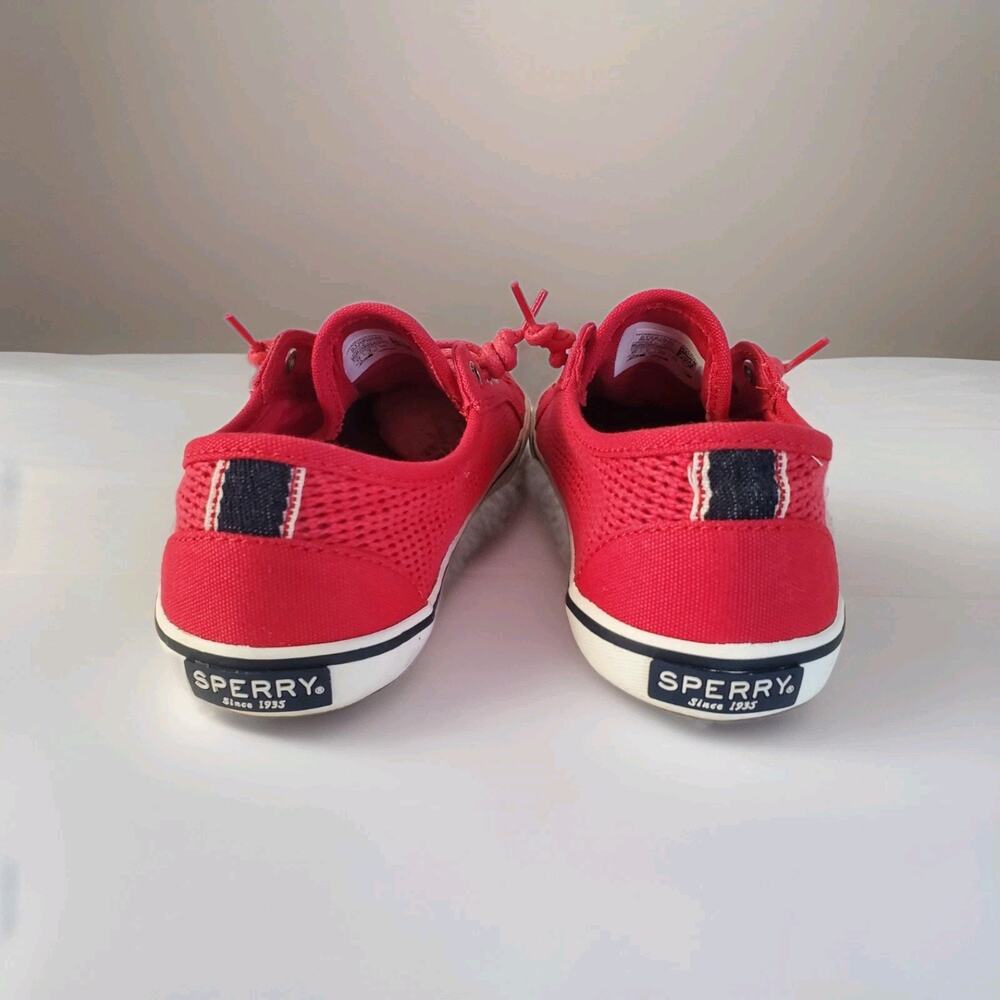 NIB Sperry Lounge LTT Mesh Red Slip On Sneaker 8.5M 39.5 - Picture 5 of 13